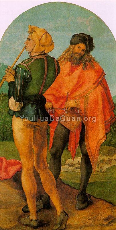 Two Musicians - 阿尔弗雷德·丢勒